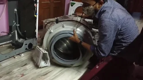 Washing machine drum repair completed in Saihat